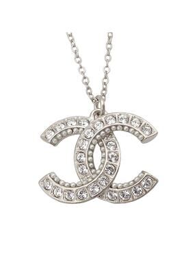 Chanel Cc Brass Strass And Faux Pearl #312862C66B